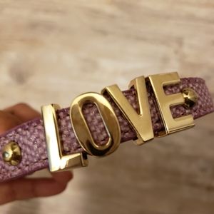 BCBGeneration Women's Purple "Love" Bracelet
